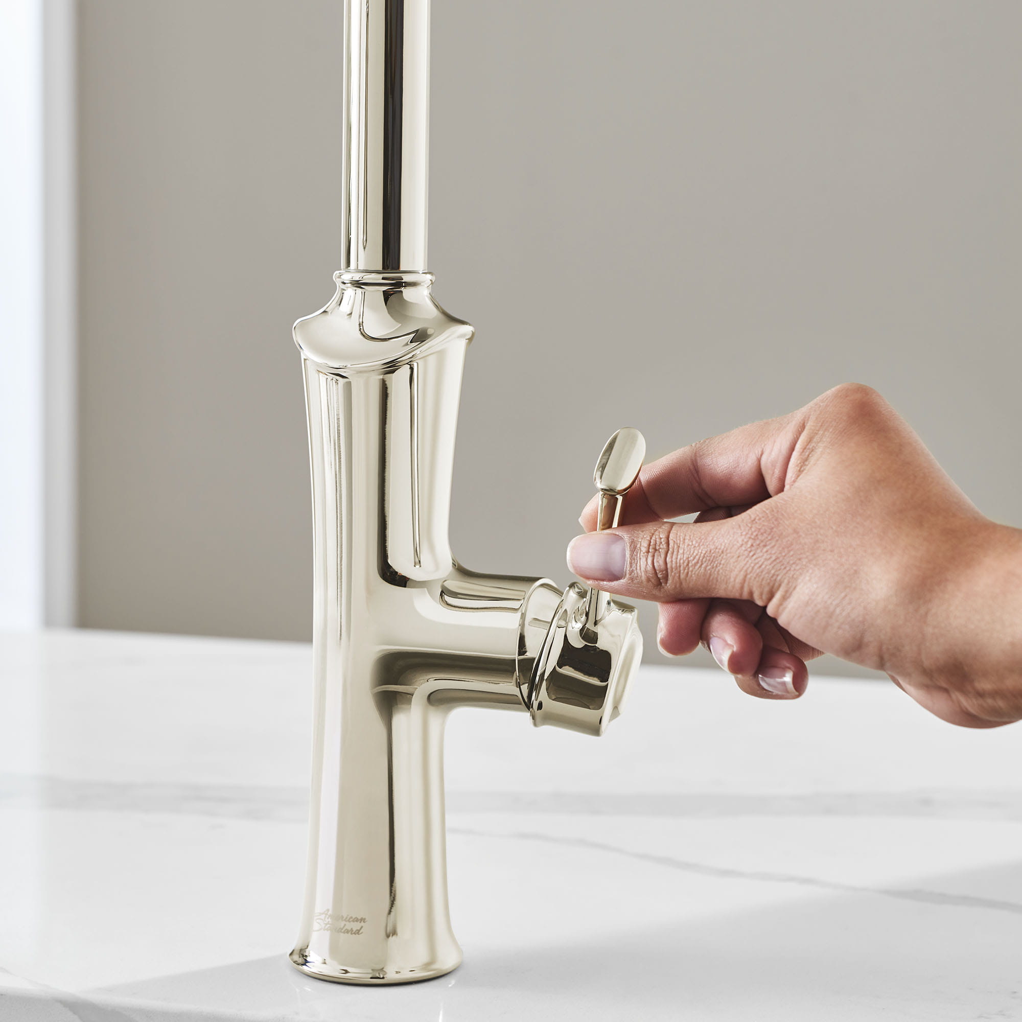 American Standard Vanek Pull-Down Kitchen Faucet with Soap Dispenser
